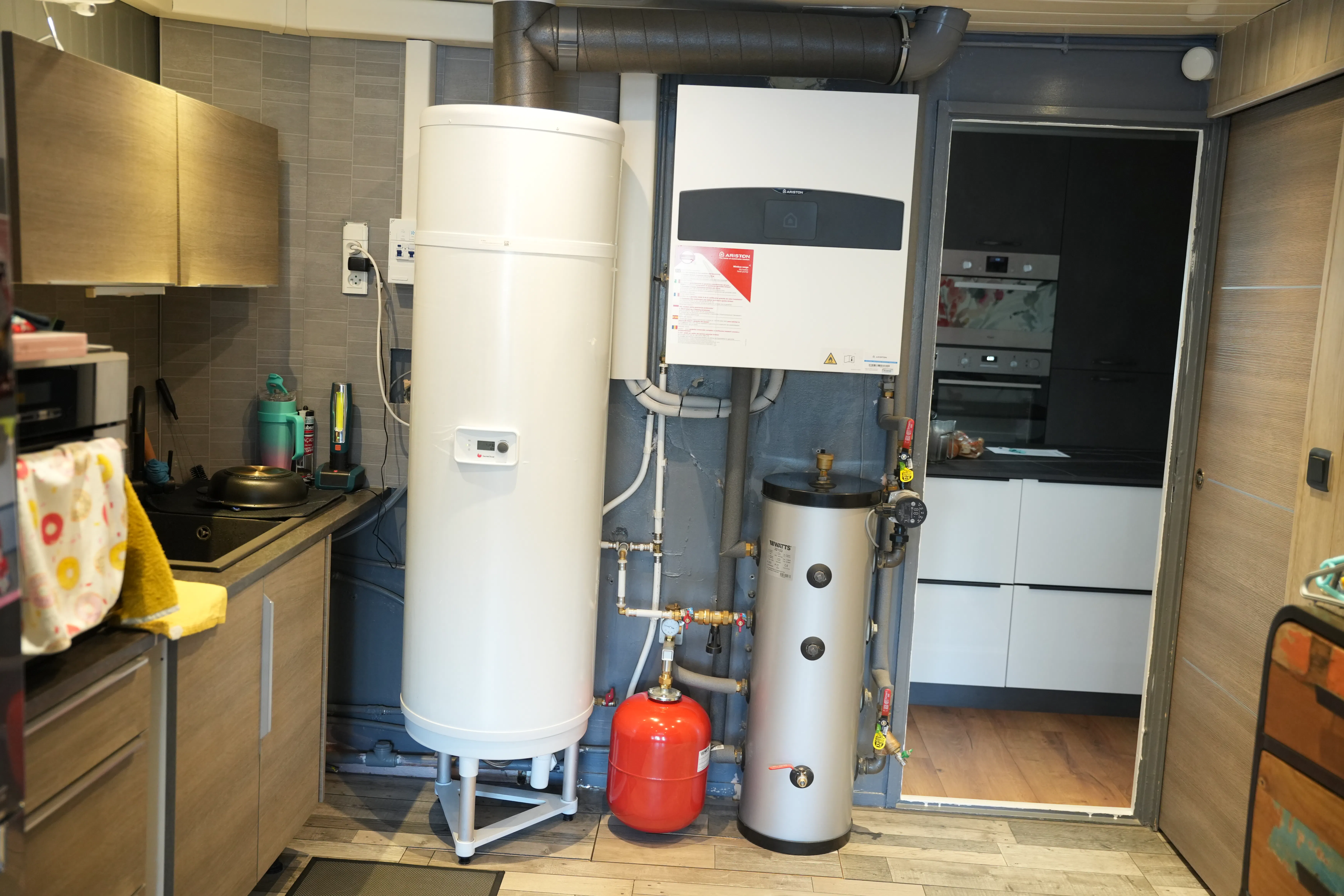 pompe à chaleur air eau installée chez monsieur Marcheras