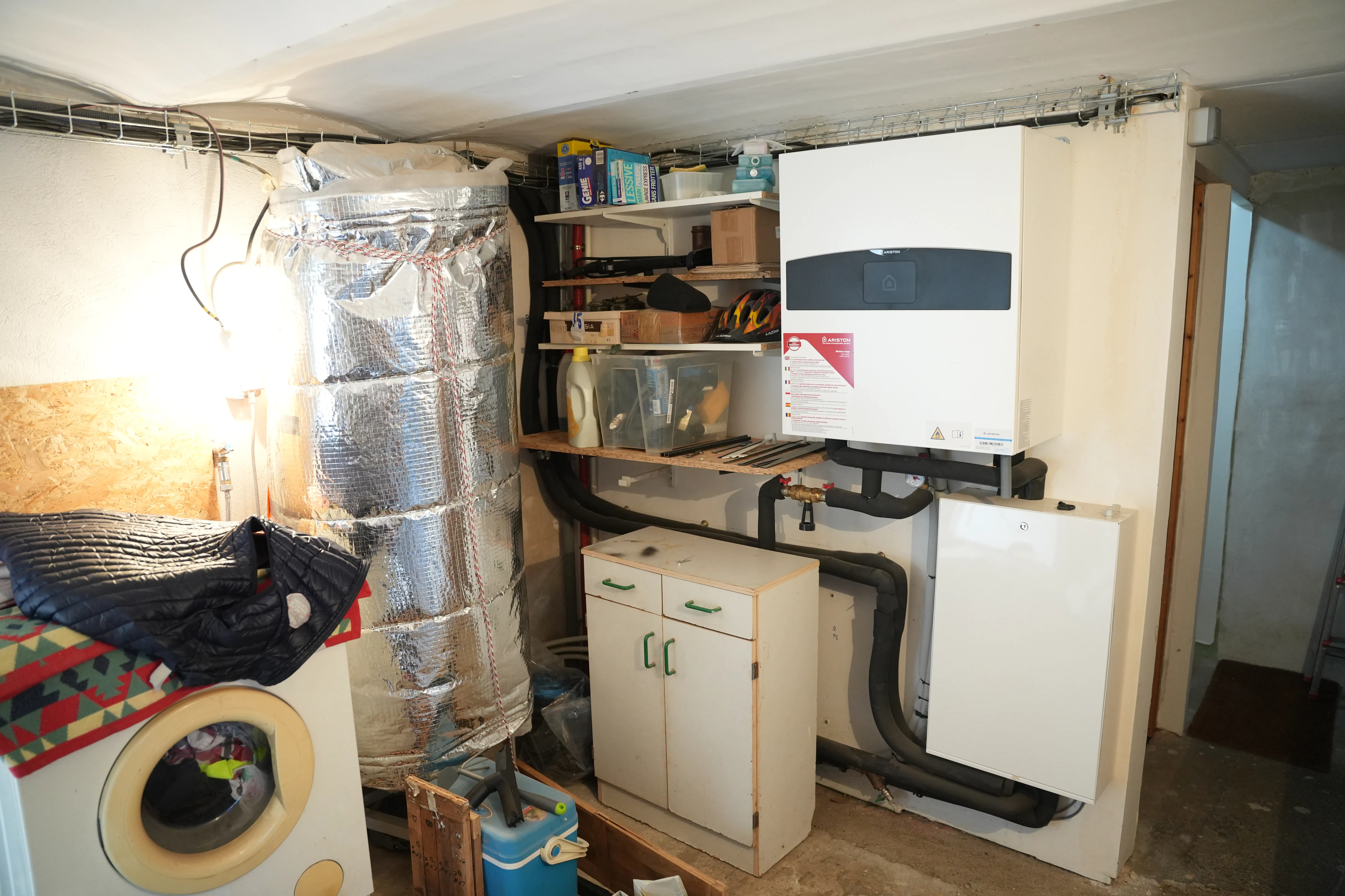 pompe à chaleur air eau installée chez monsieur roucoux