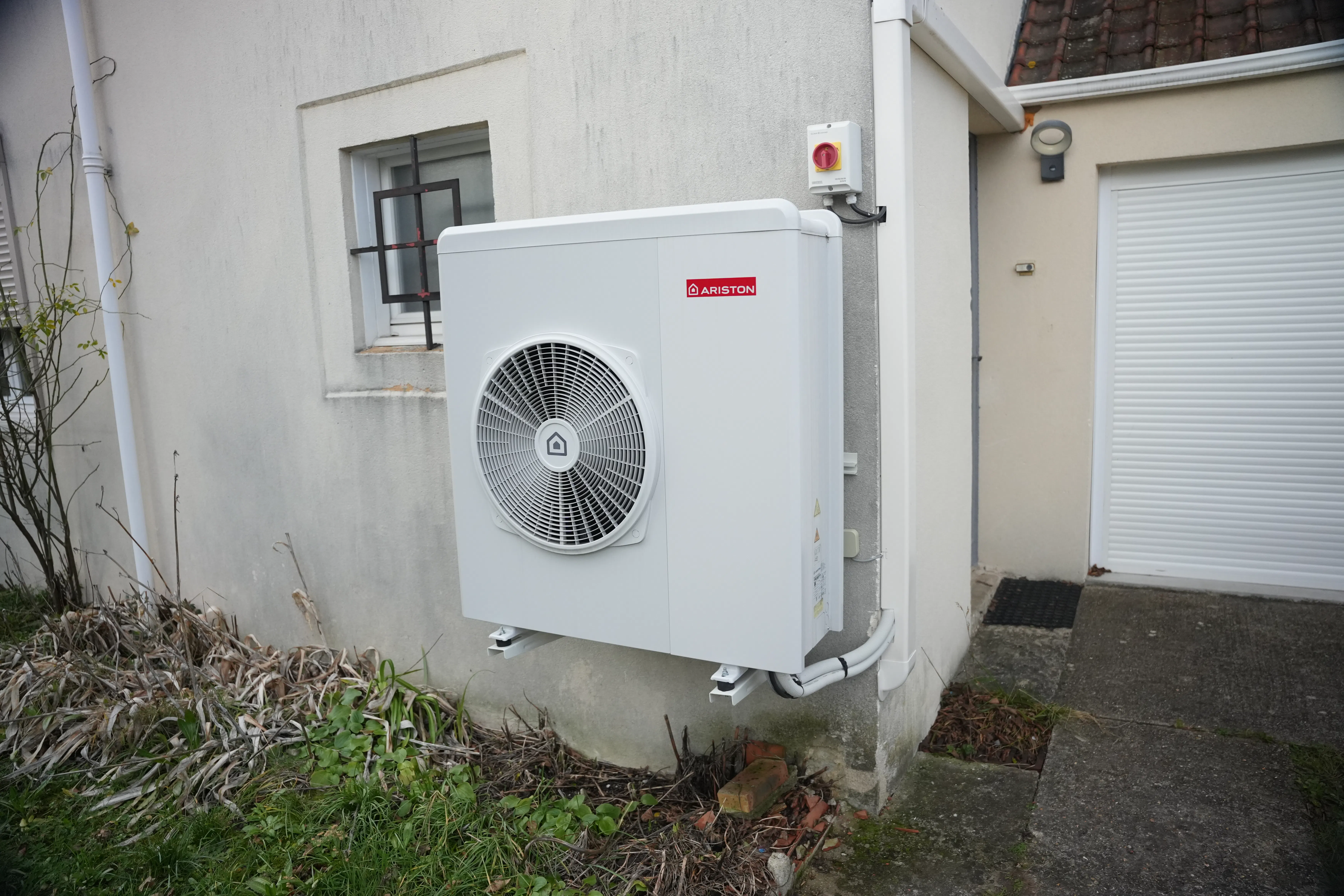 pompe à chaleur air eau installée chez madame Letourneur