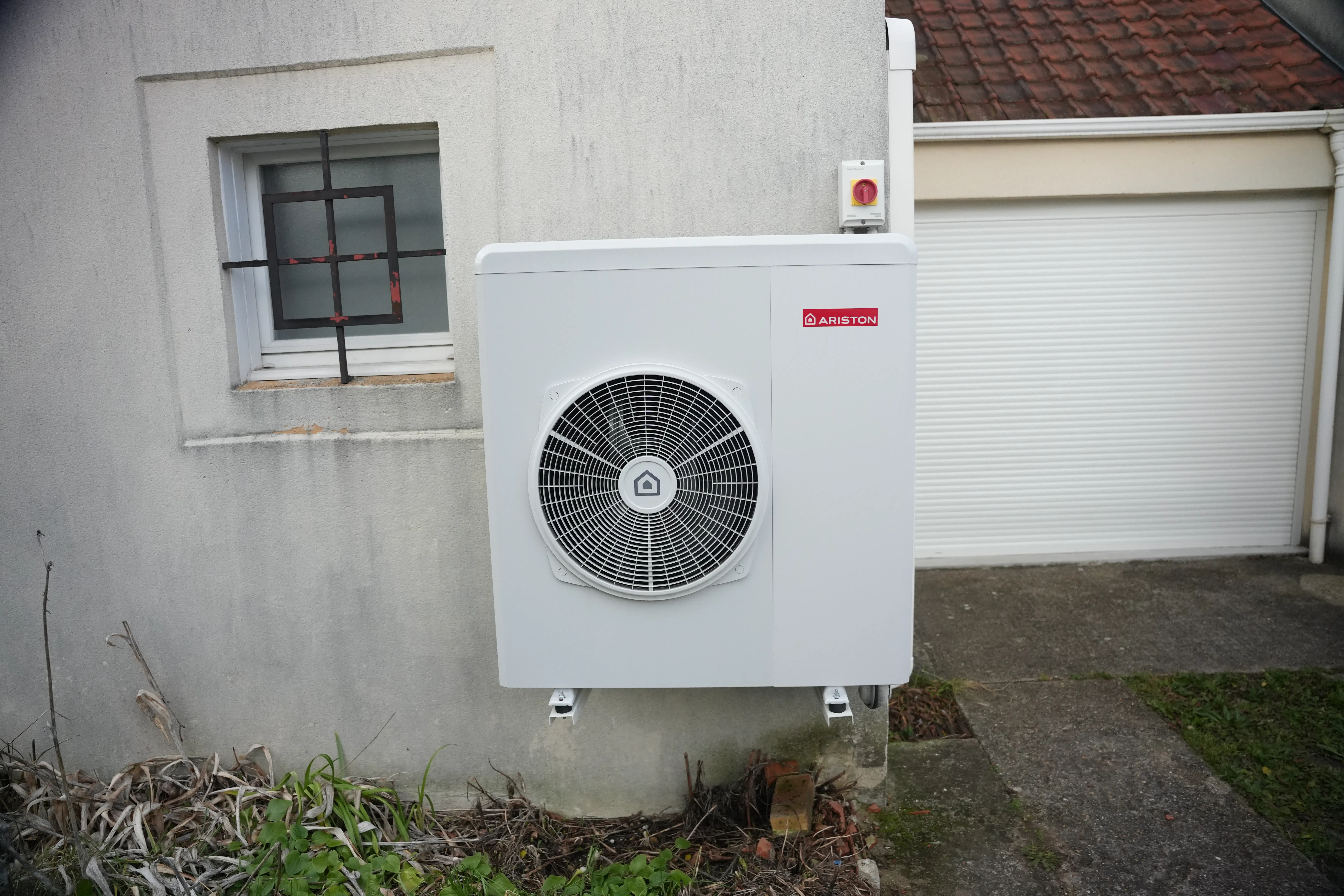 pompe à chaleur air eau installée chez madame Letourneur