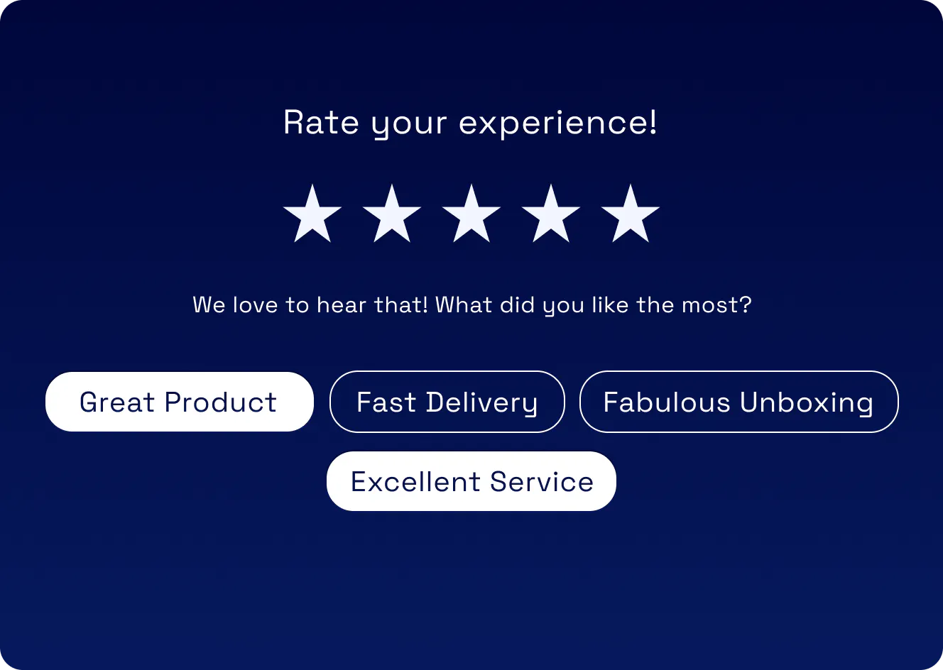 Customer Feedback Loop