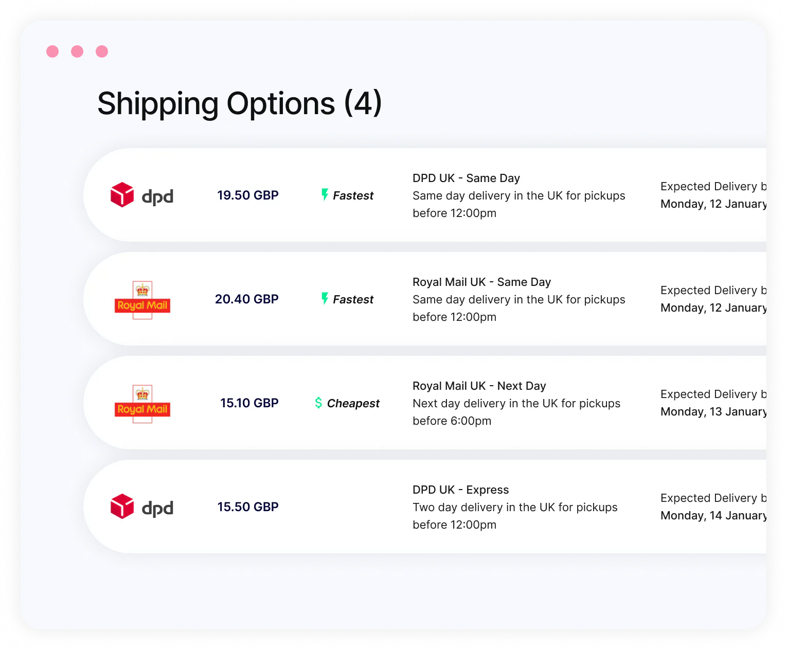 Offer More Delivery Options