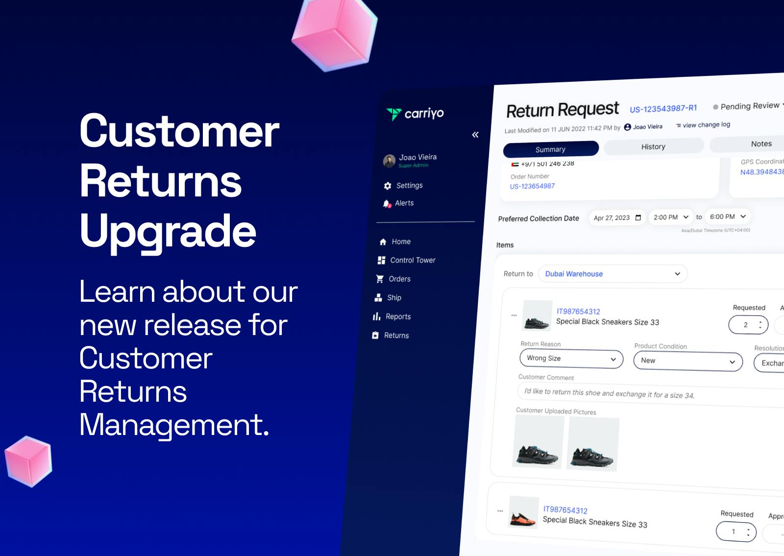 Upgraded Customer Returns