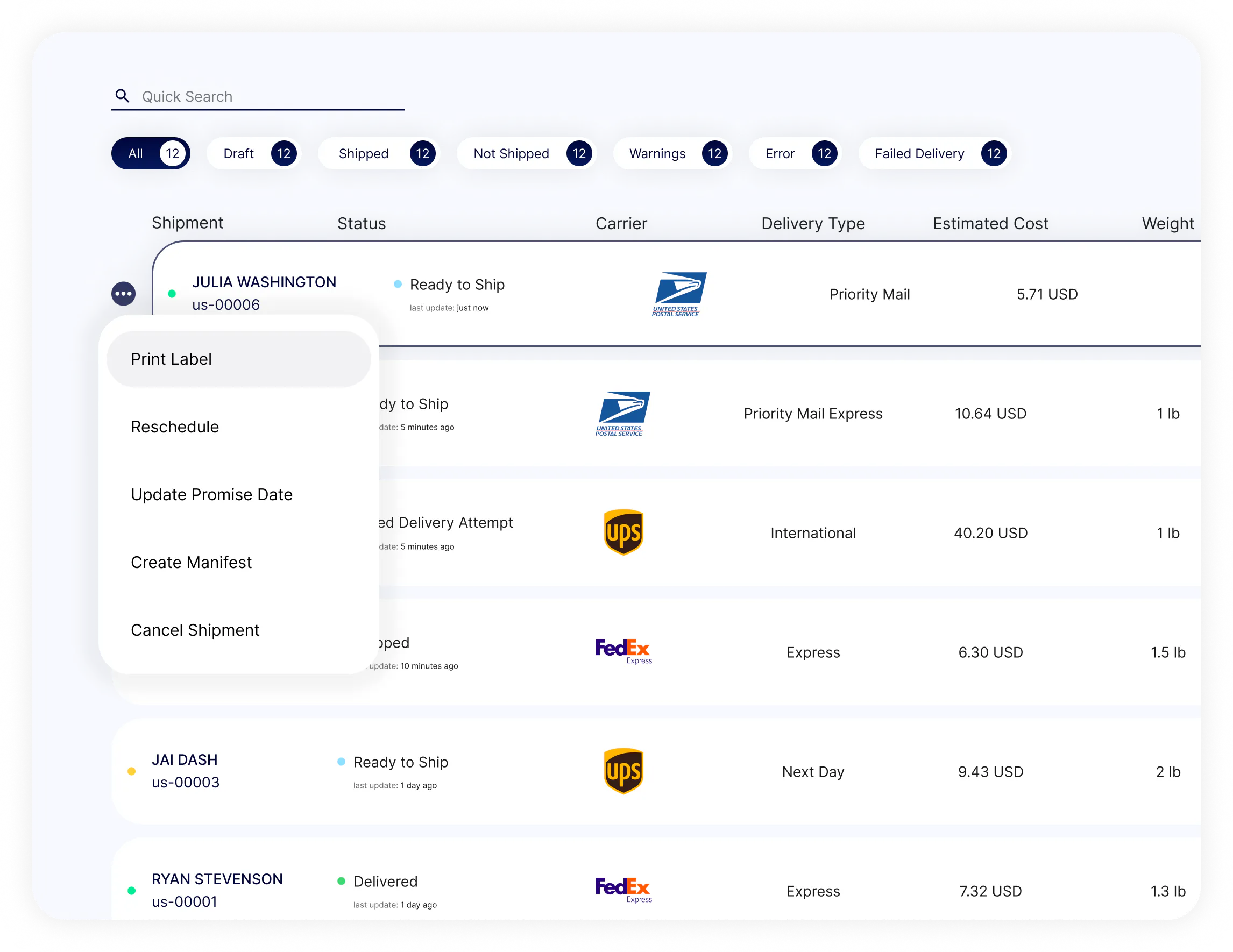 eCommerce Shipping Automation