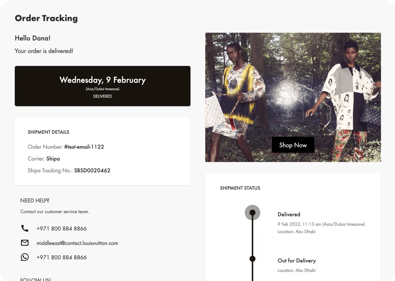 Post‑Purchase Experience (Branded Tracking + Notifications)
