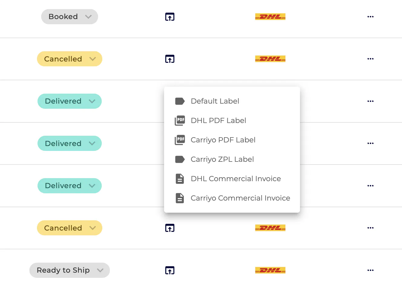 Print Labels and Documents