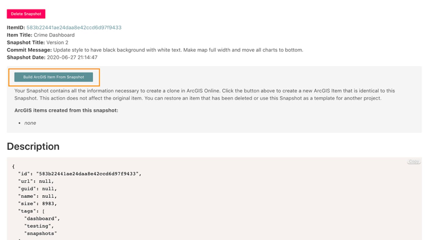 Arcgis Dashboard Backups In Snapshots Cartolab Blog Arcgis Dashboard Backups In Snapshots Cartolab Blog