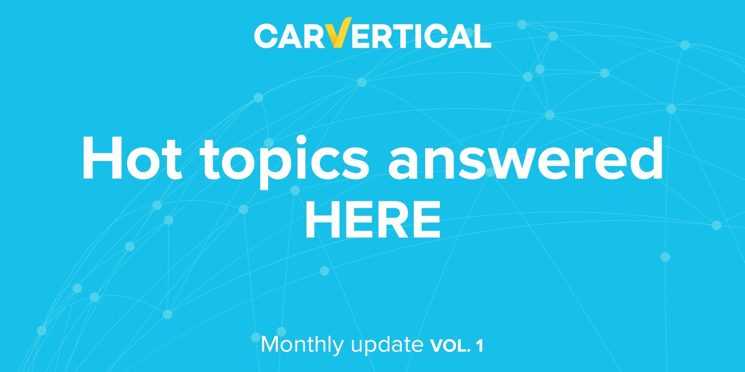 Monthly update vol. 1: June
