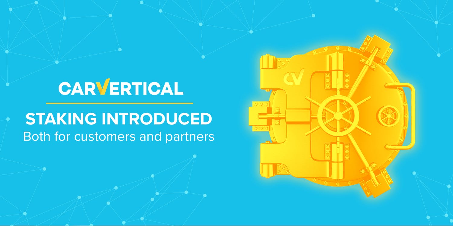 WIN-WIN: carVertical implements staking mechanisms