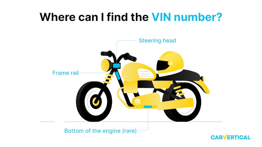 How to find my motorcycle's VIN