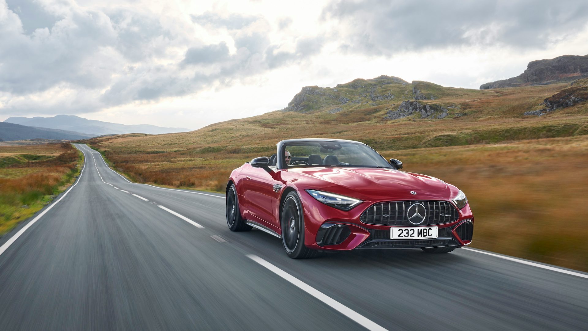 2023 Mercedes-AMG SL front quarter moving