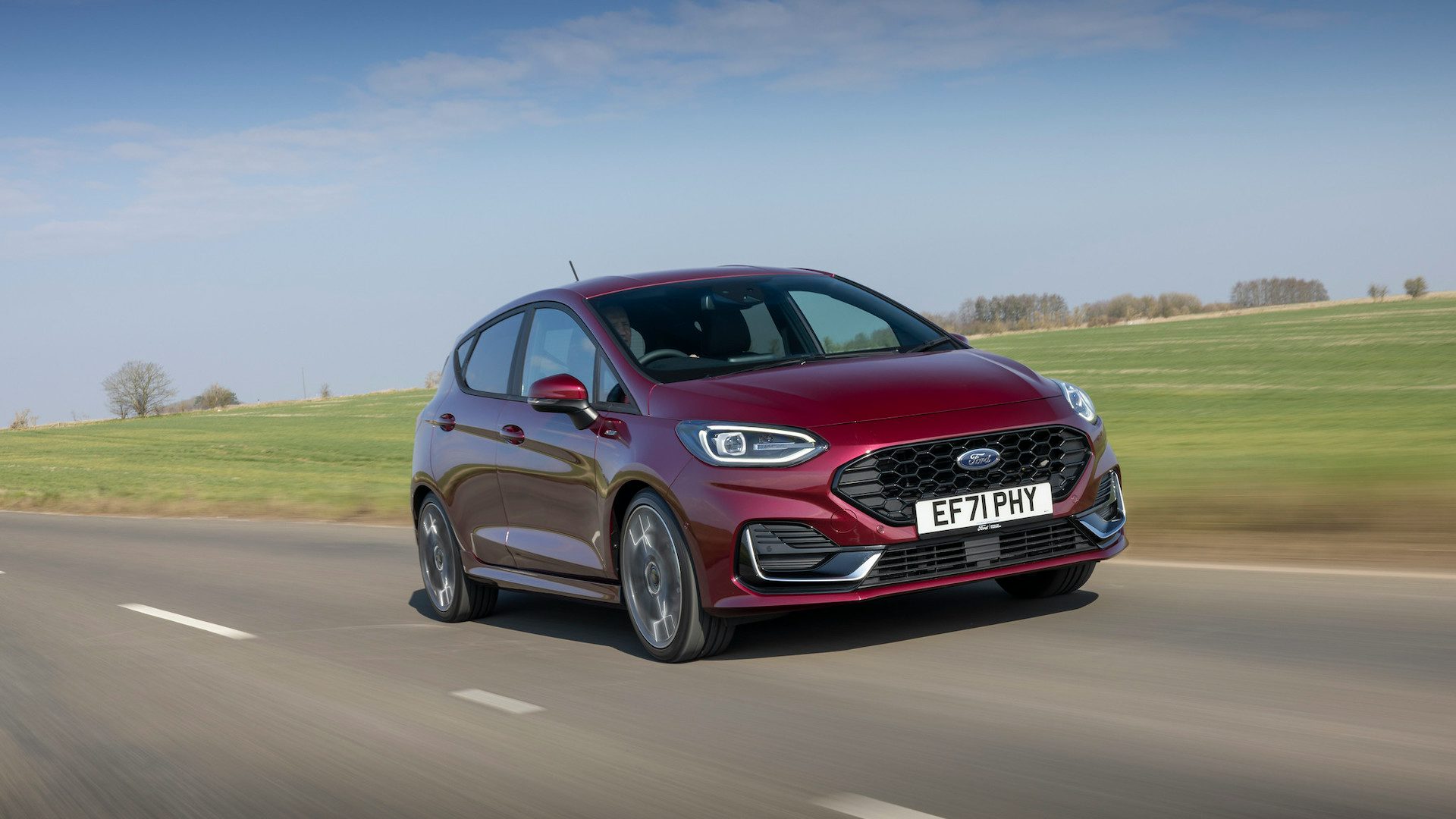 2022 Ford Fiesta front quarter moving