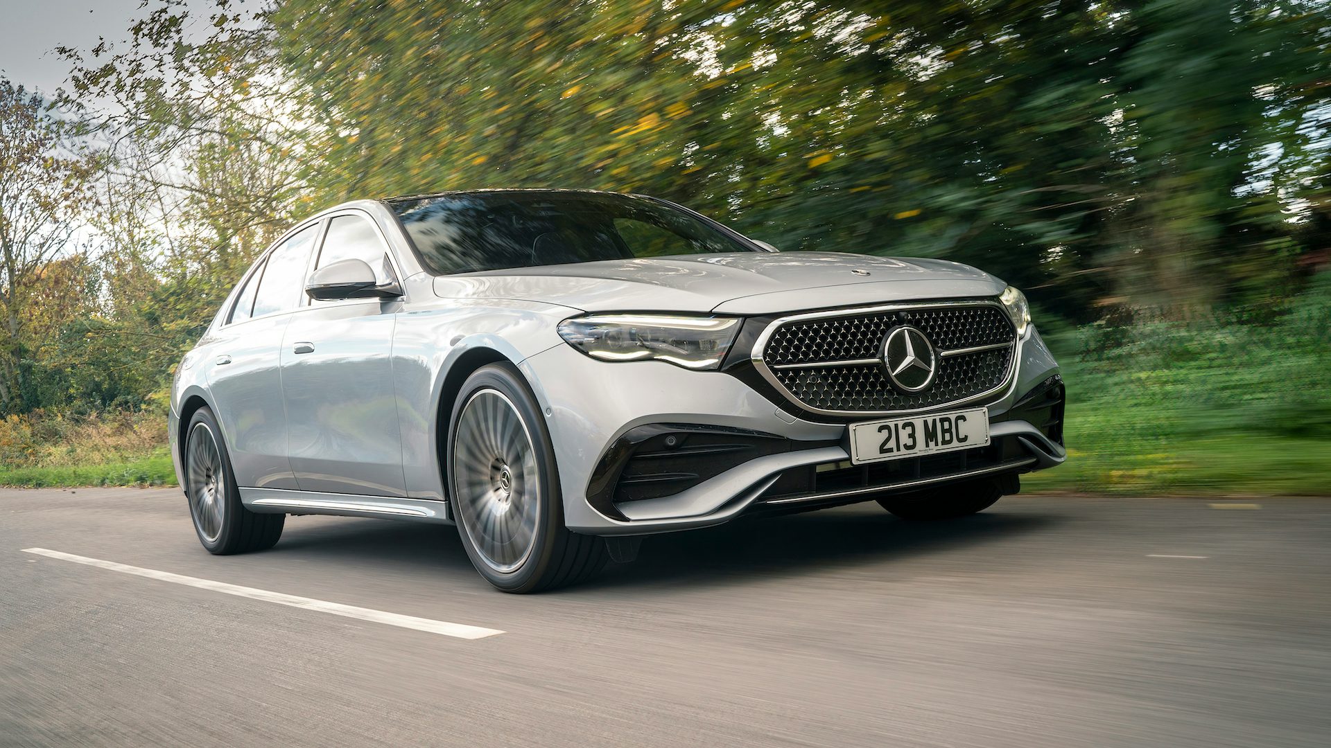 2023 Mercedes E-Class front quarter driving