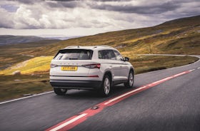 Skoda Kodiaq rear 3/4 moving