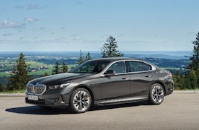 2023 BMW 5 Series front quarter static