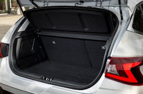 Hyundai i20, 2024, RHD, boot seats up