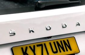 Skoda Kodiaq manufacturer badge