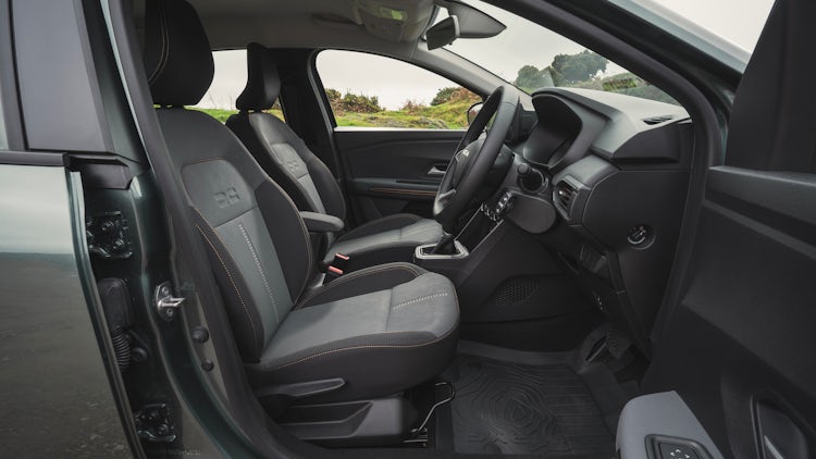 Inside Dacia Sandero