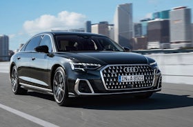 Audi A8 L gris Manhattan