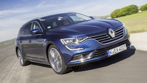 Pare-soleil Pare-brise Pour Renault Talisman GrandTour 2016-2022 - Revêtement Titane, 140x70 Cm, Protection UV 99% - Pliable