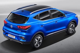 MG ZS EV Como Blue