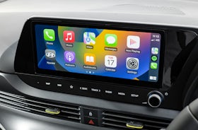 Hyundai i20, 2024, RHD, infotainment