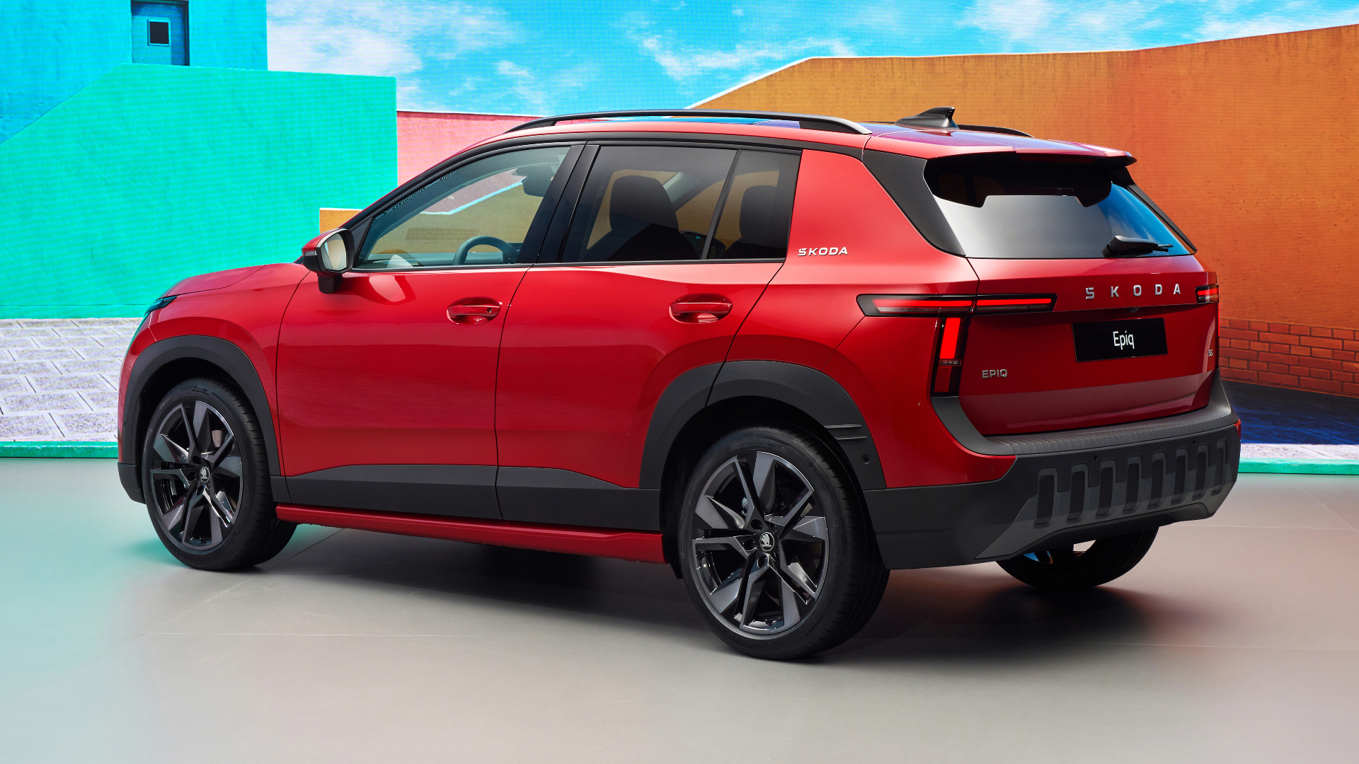 Skoda Epiq LHD rear quarter