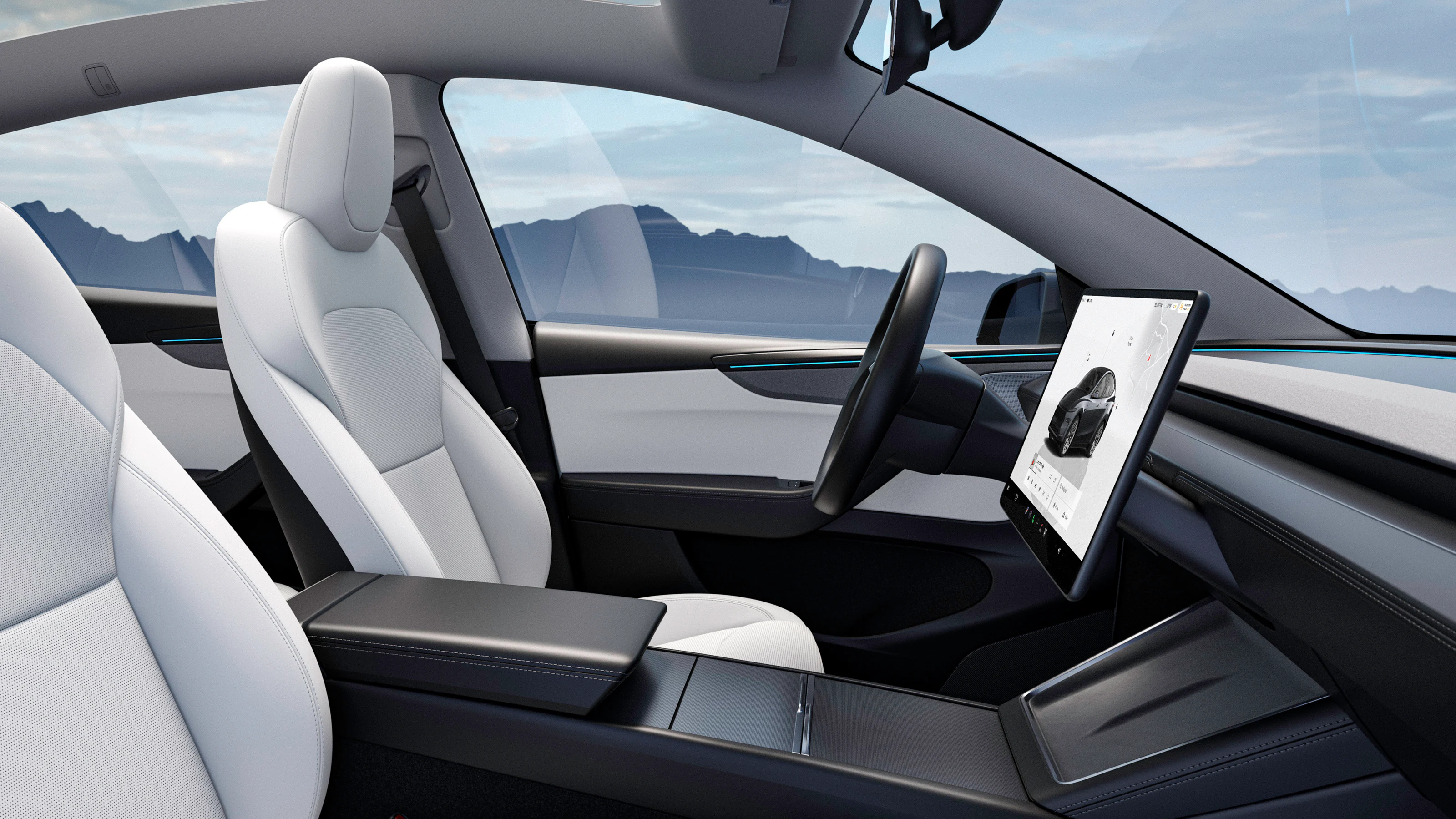 Tesla Nuevo Model Y | Interior y maletero | Carwow