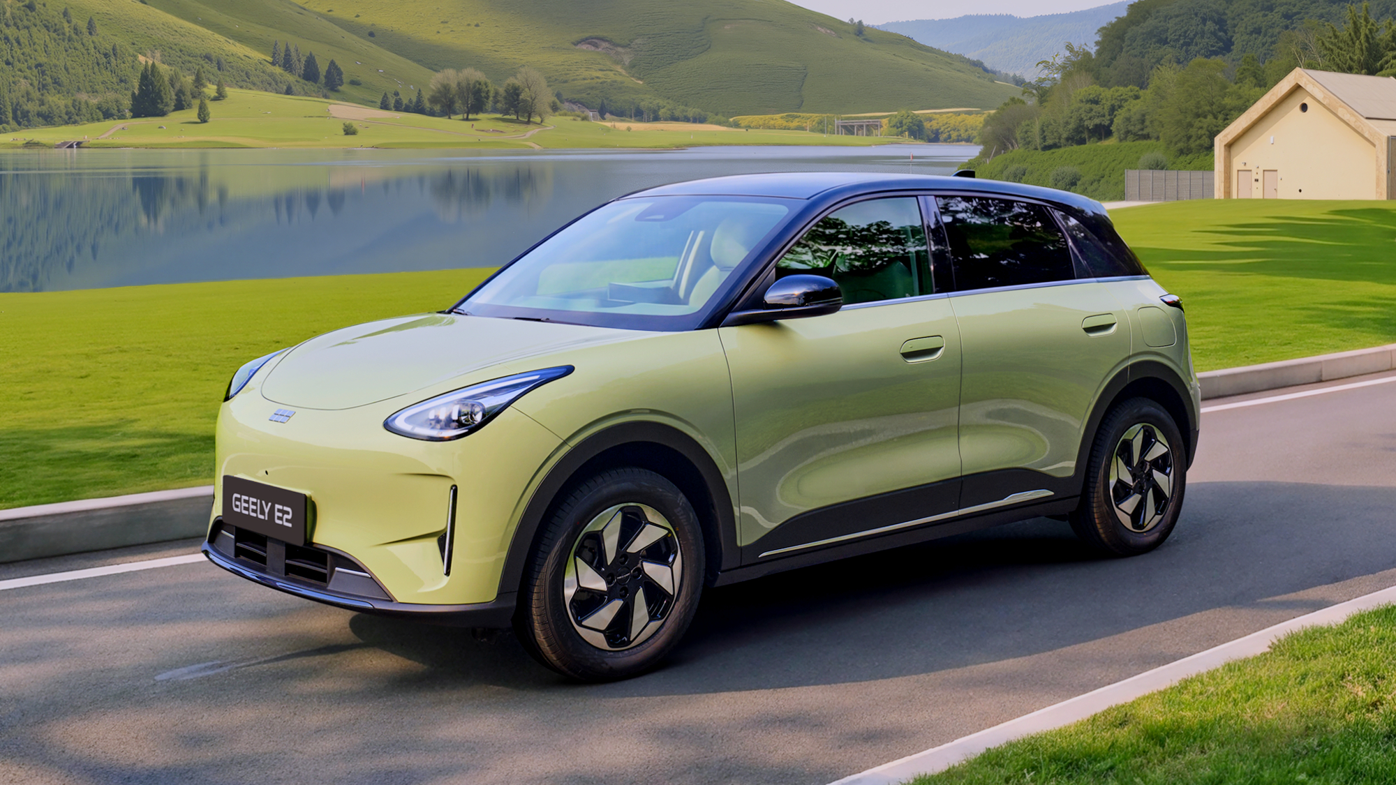 Geely E2 Verde Menta