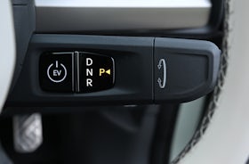 2025 Kia EV3 RHD green interior gear selector