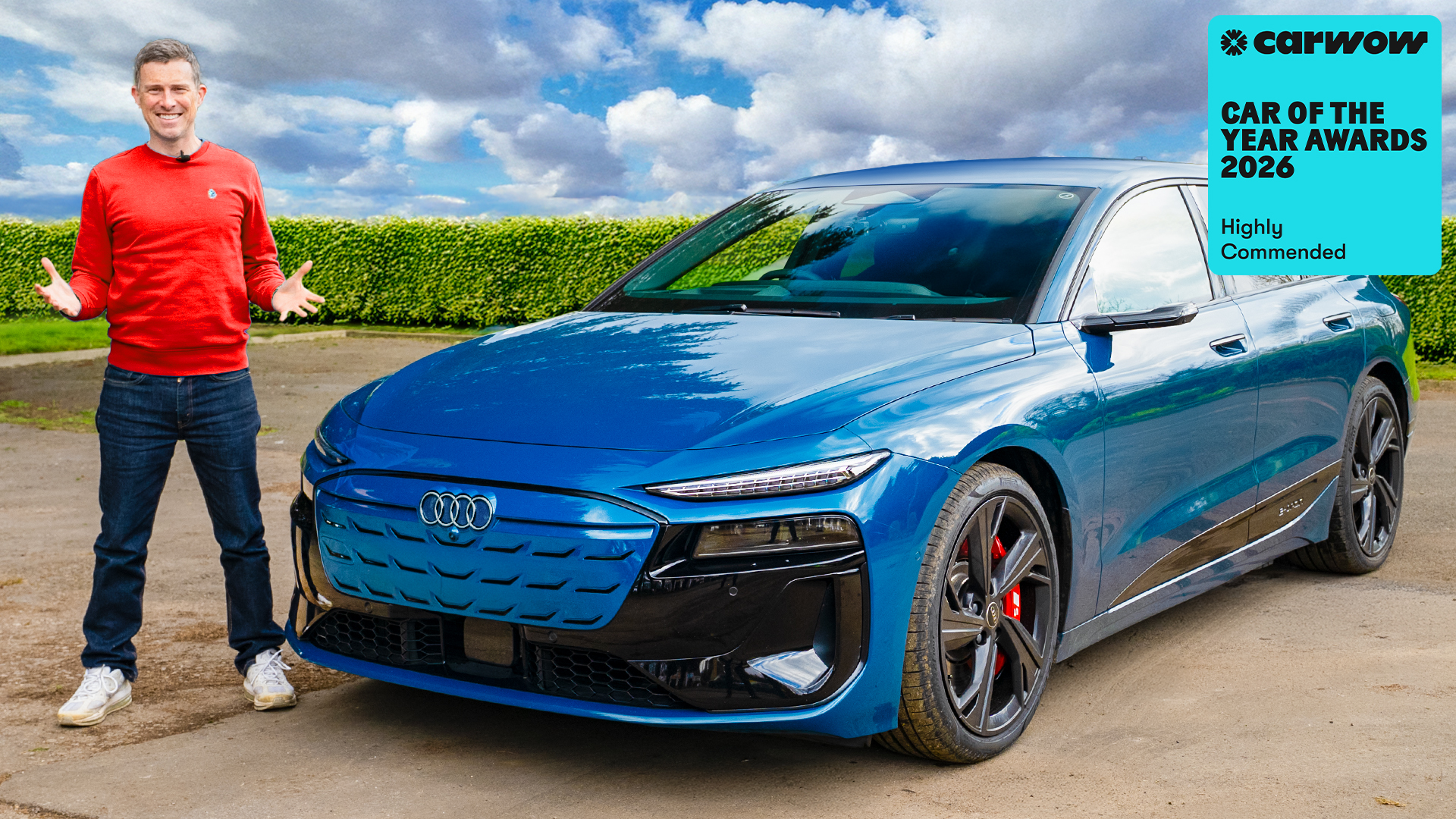 Carwow COTY 2026 - Highly Commended - Audi A6 e-tron Avant with Mat Watson
