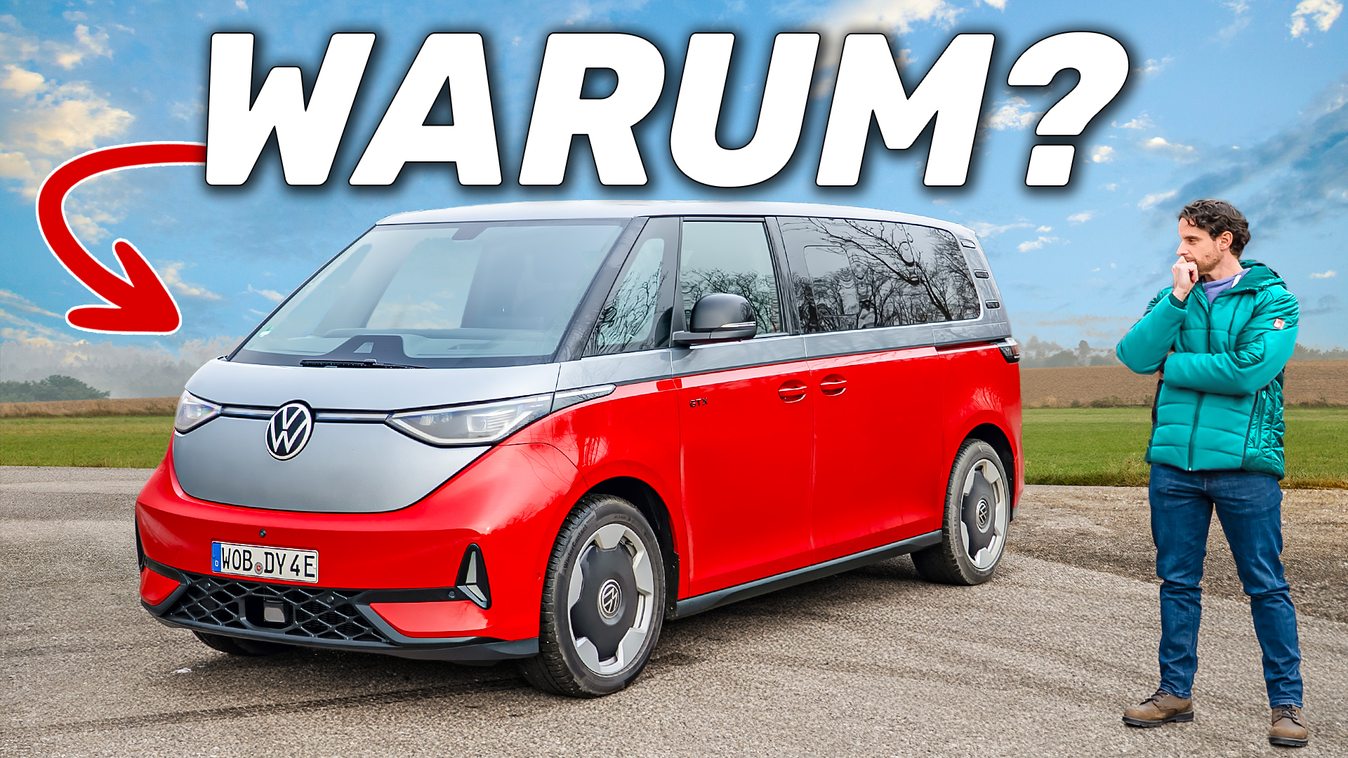 Daniel Hohmeyer mit dem VW ID. Buzz GTX