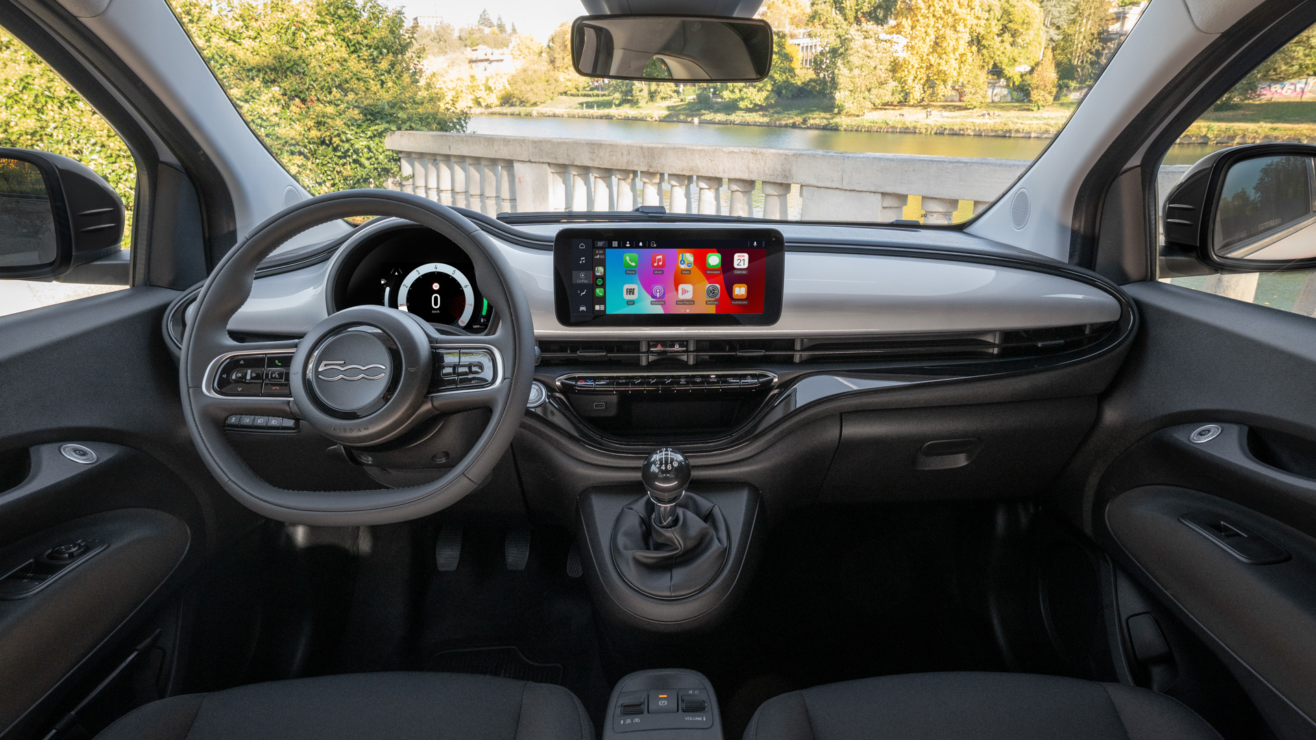 Elegantes Fiat 500 Interior Fotosnull
