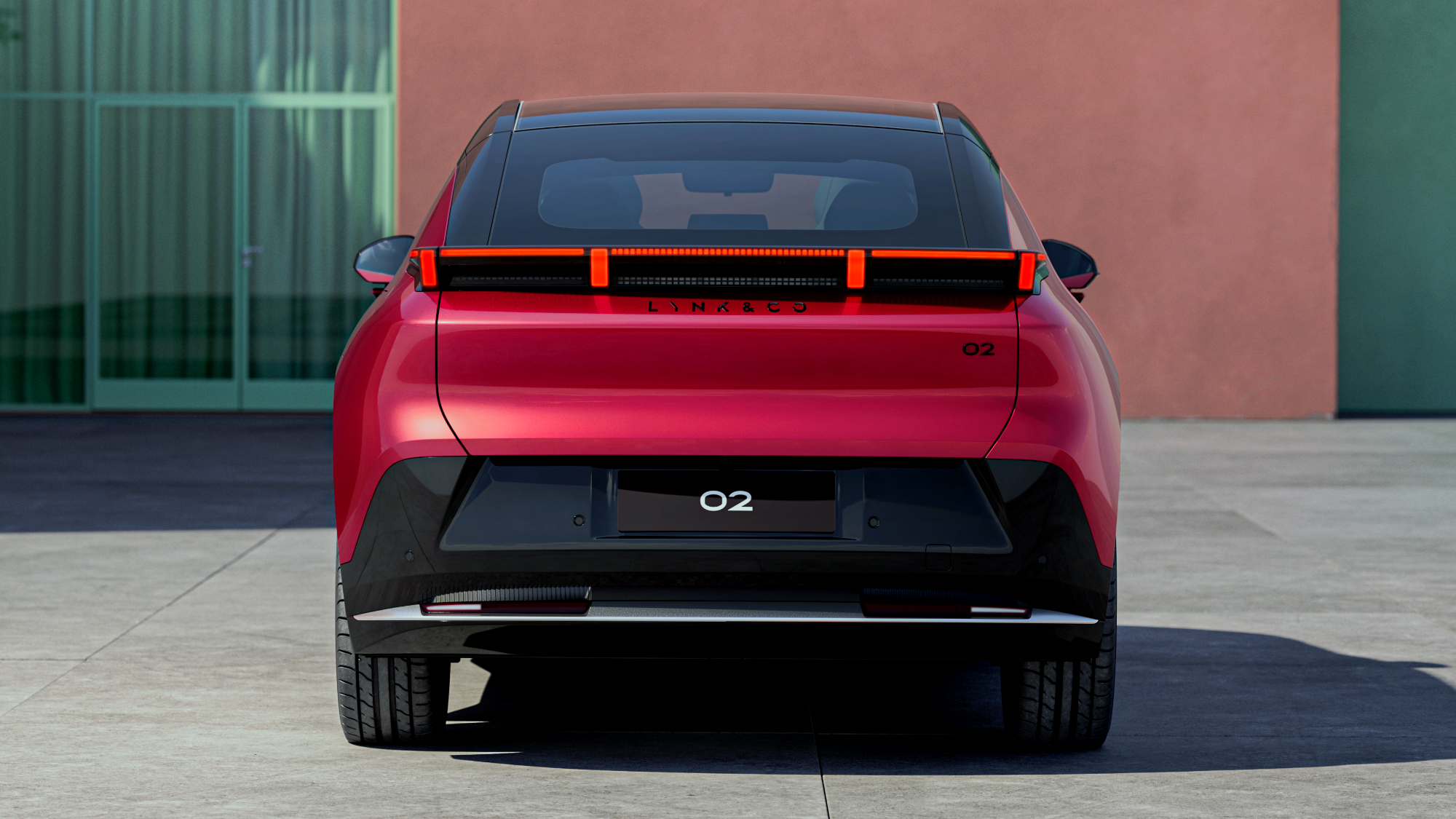 Lynk&Co 02 Red Metallic