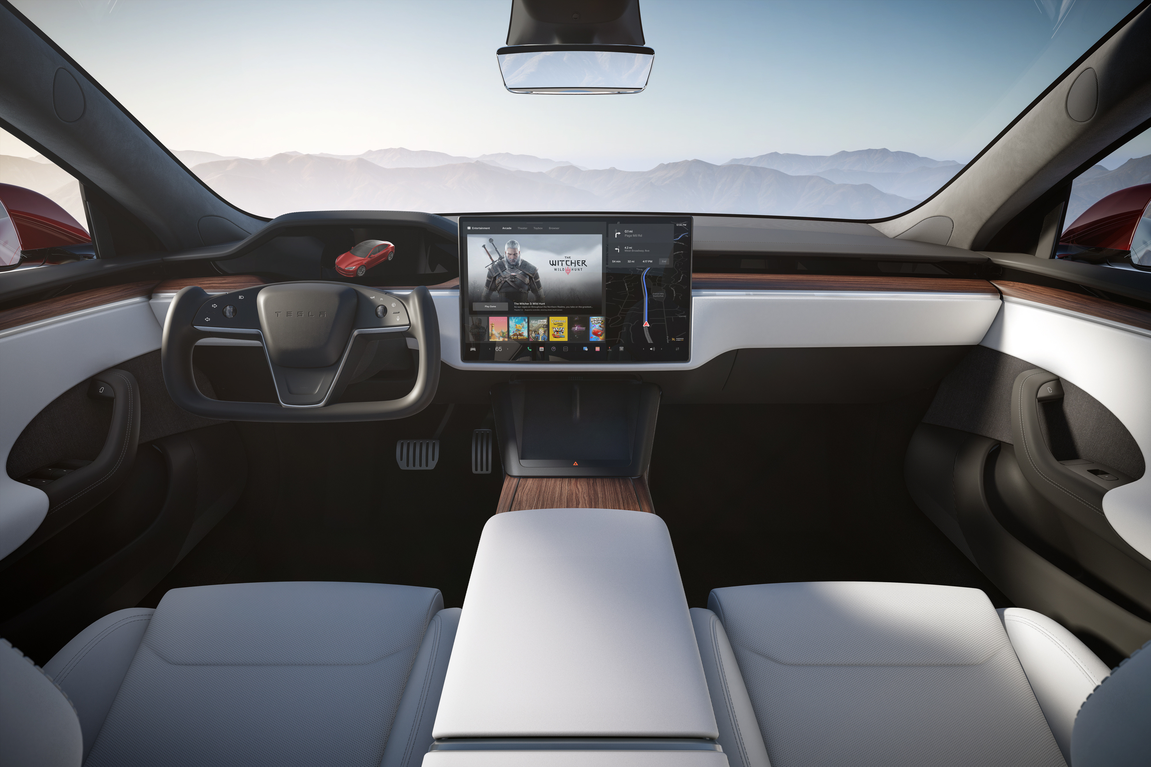 Tesla Model S Interior y maletero Carwow