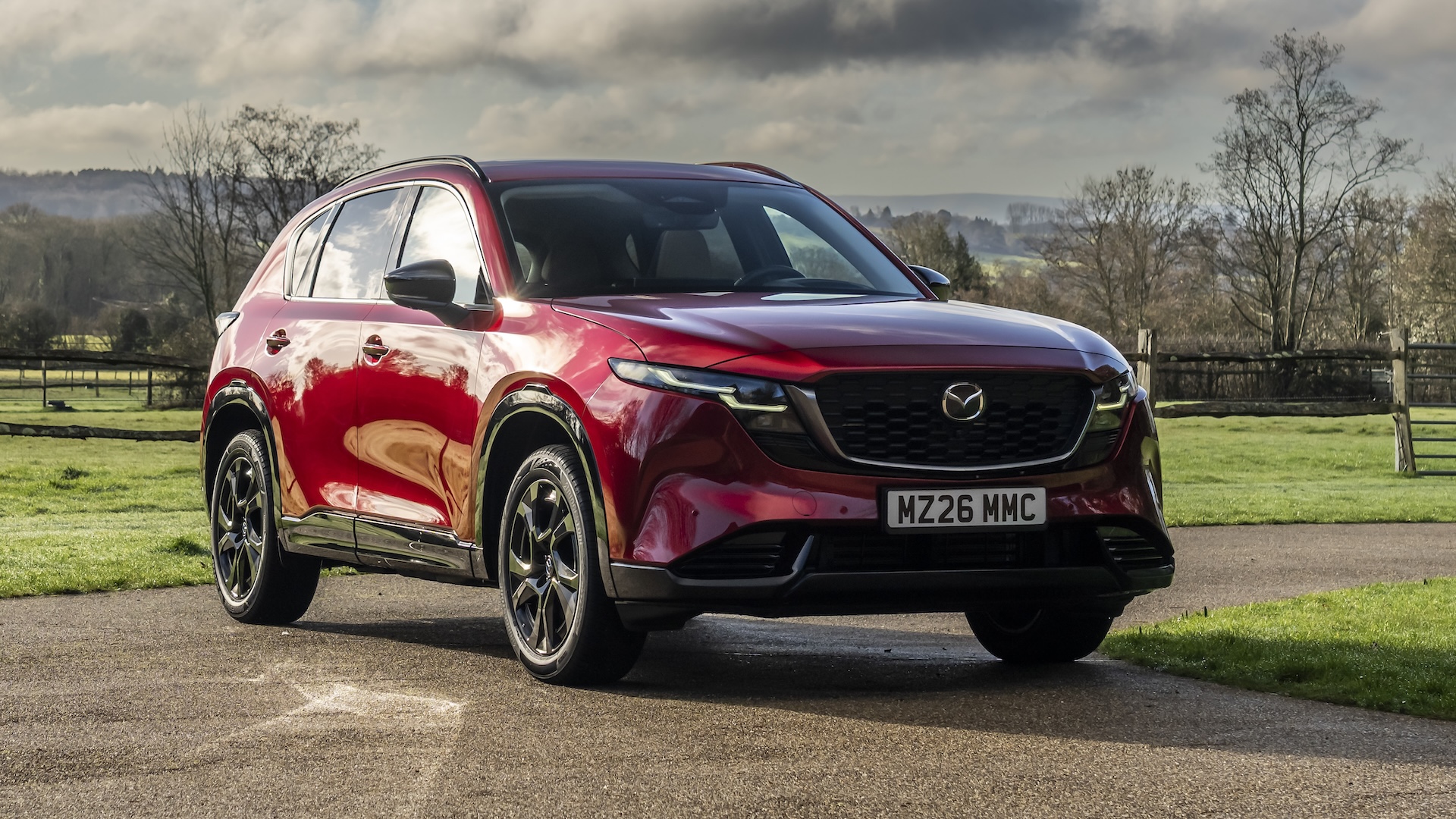 Mazda CX-5 2026 RHD front three quarter static