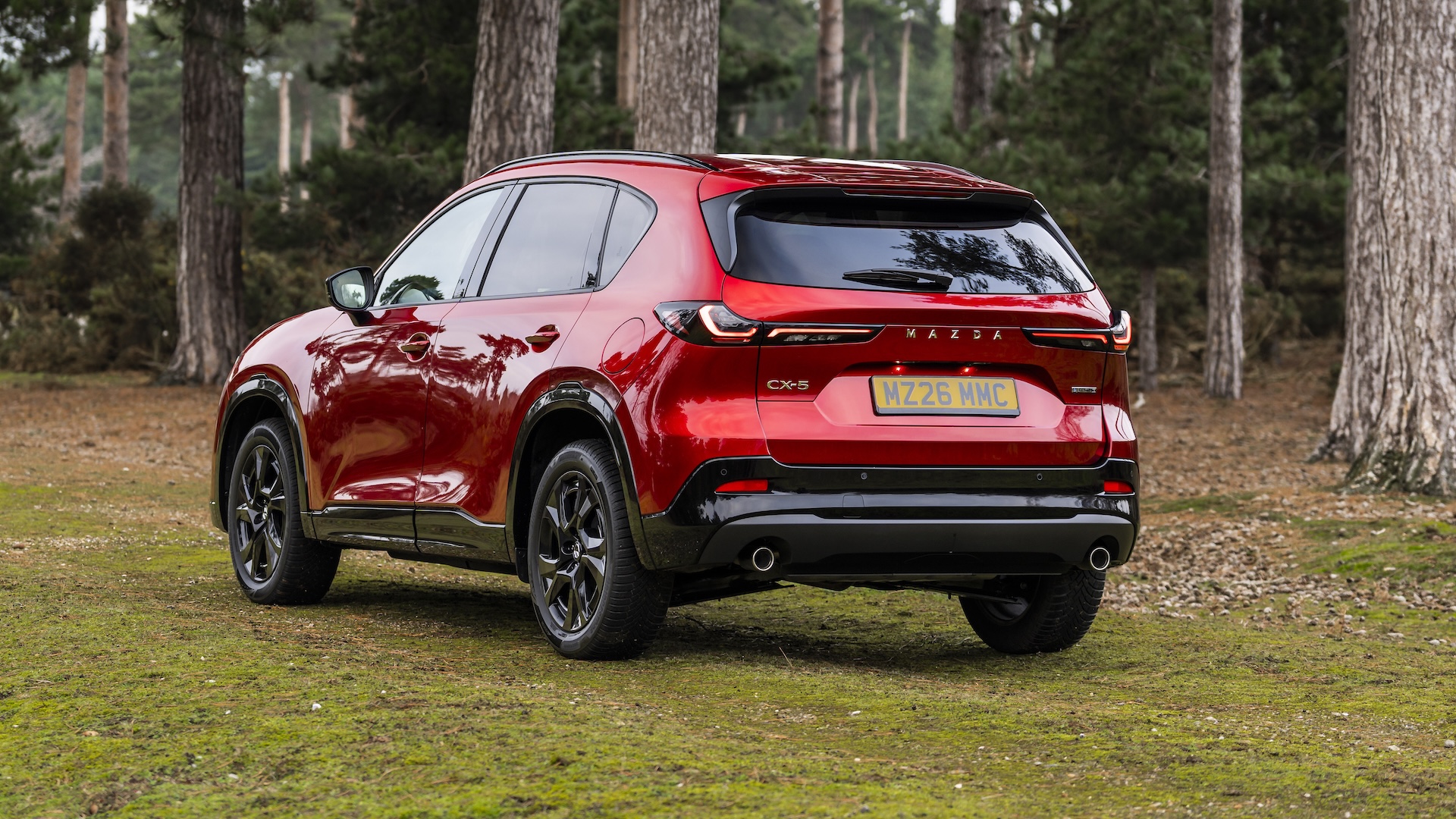 Mazda CX-5 2026 RHD rear three quarter static