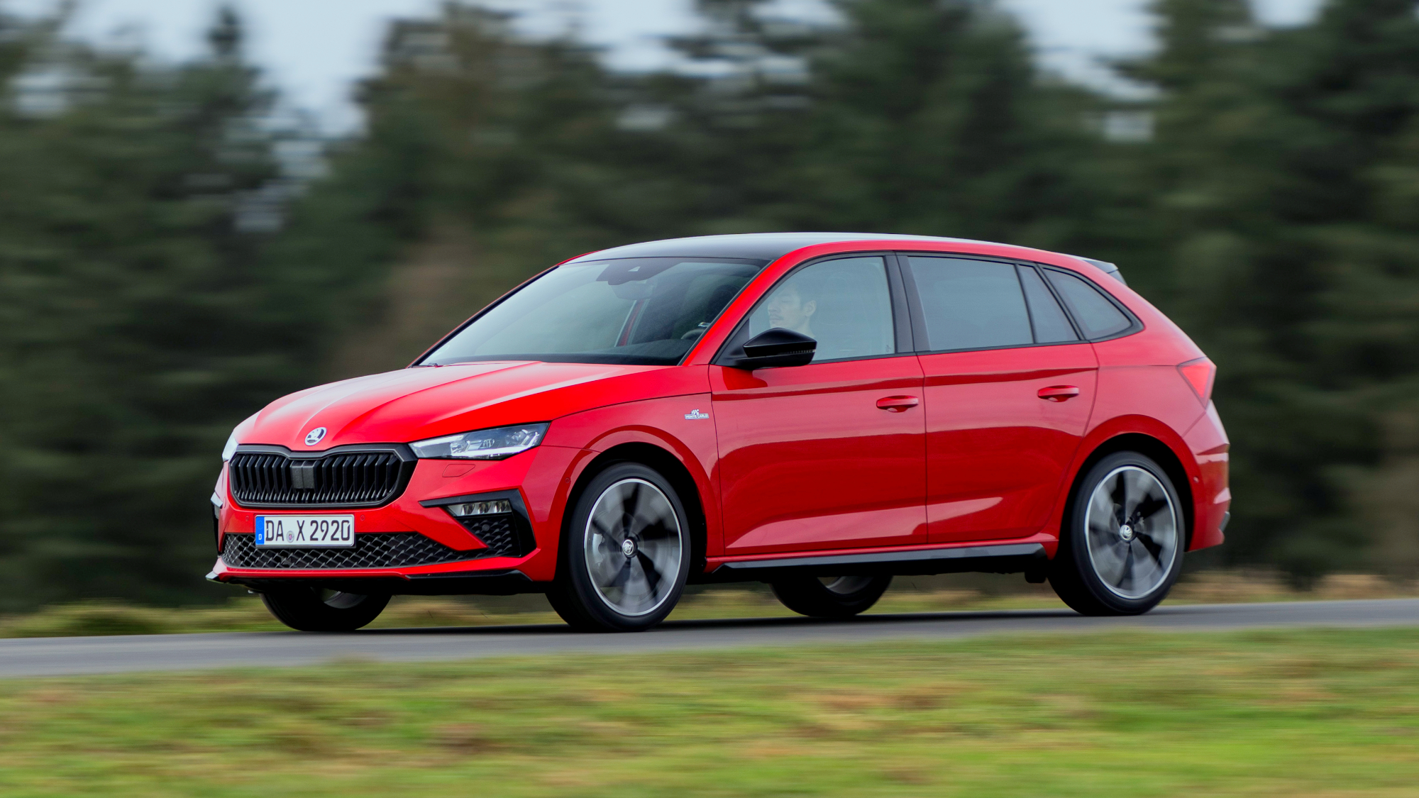 Skoda Scala Monte Carlo Velvet red