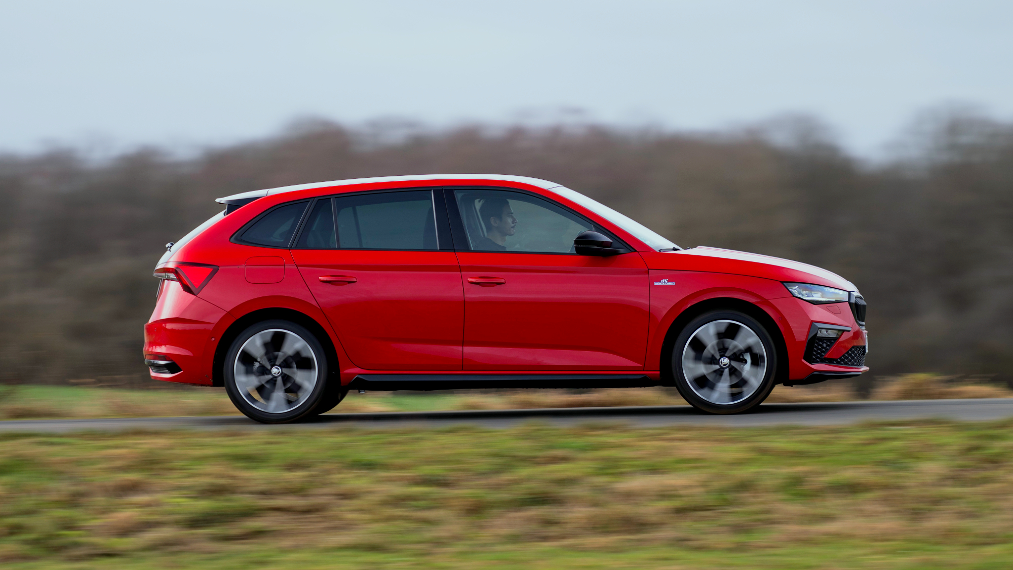 Skoda Scala Monte Carlo Velvet red