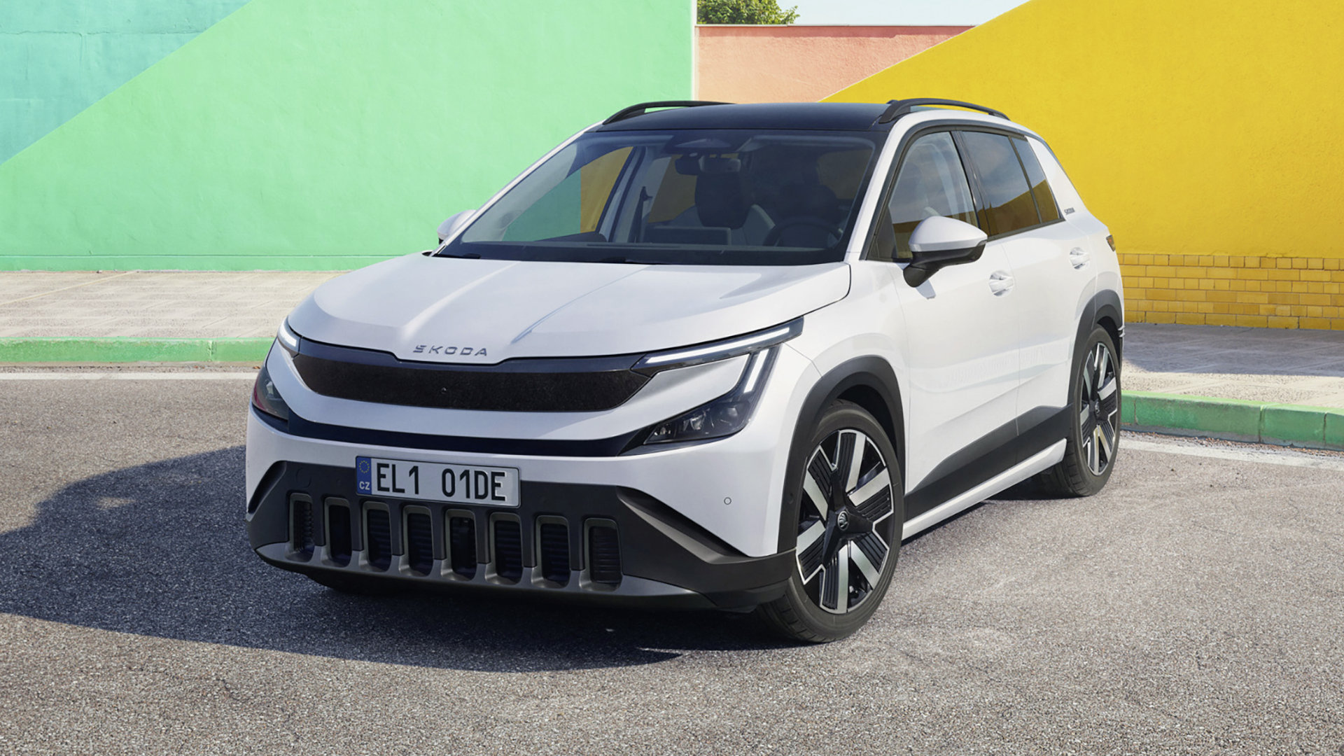 Skoda Epiq Exterieur vorne seitlich stehend