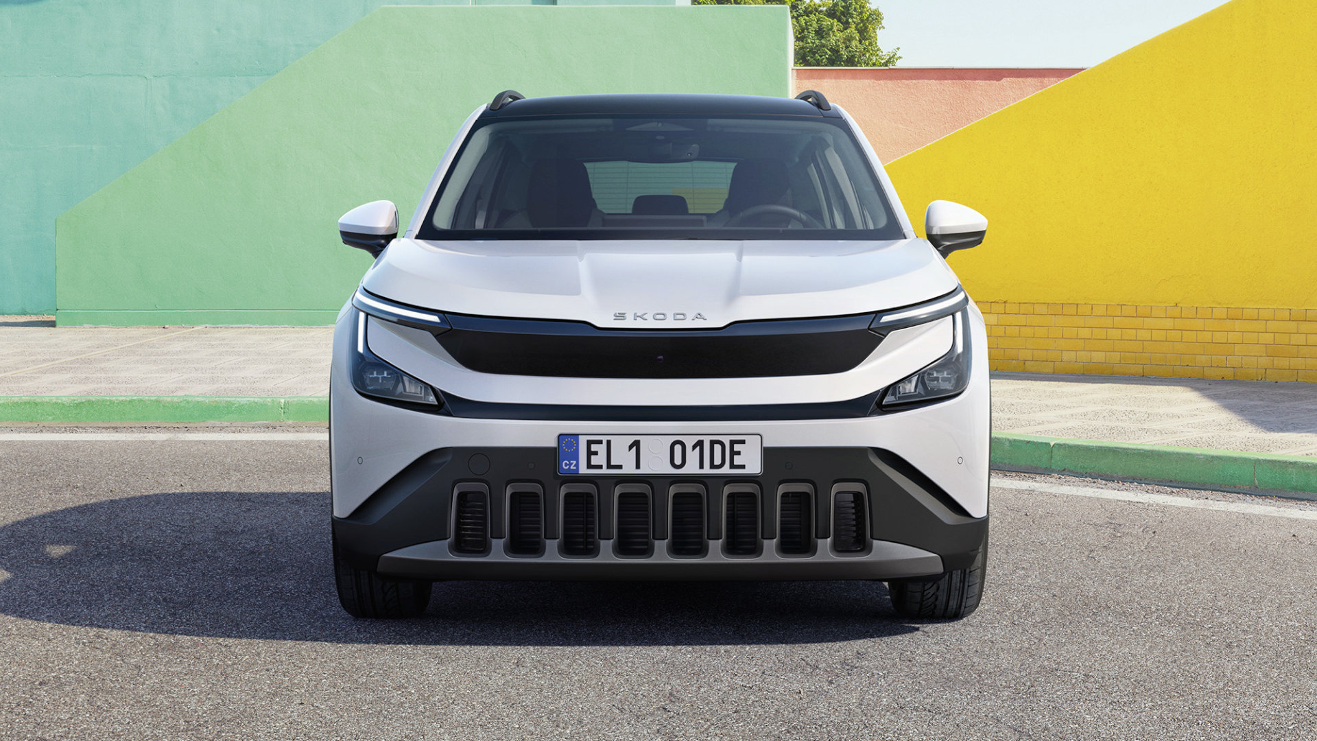 Skoda Epiq Exterieur Front stehend