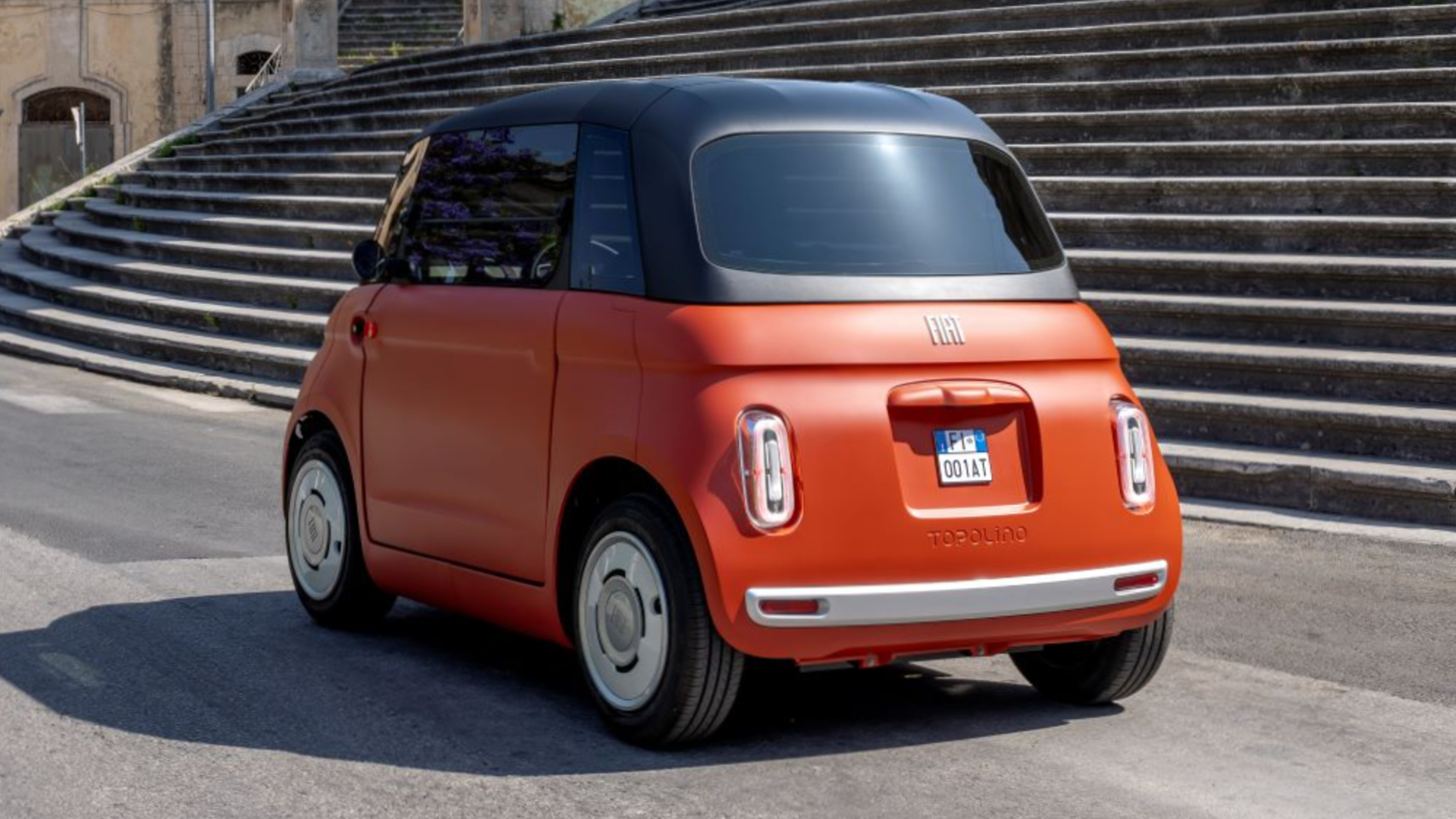 2026 Fiat Topolino rear quarter