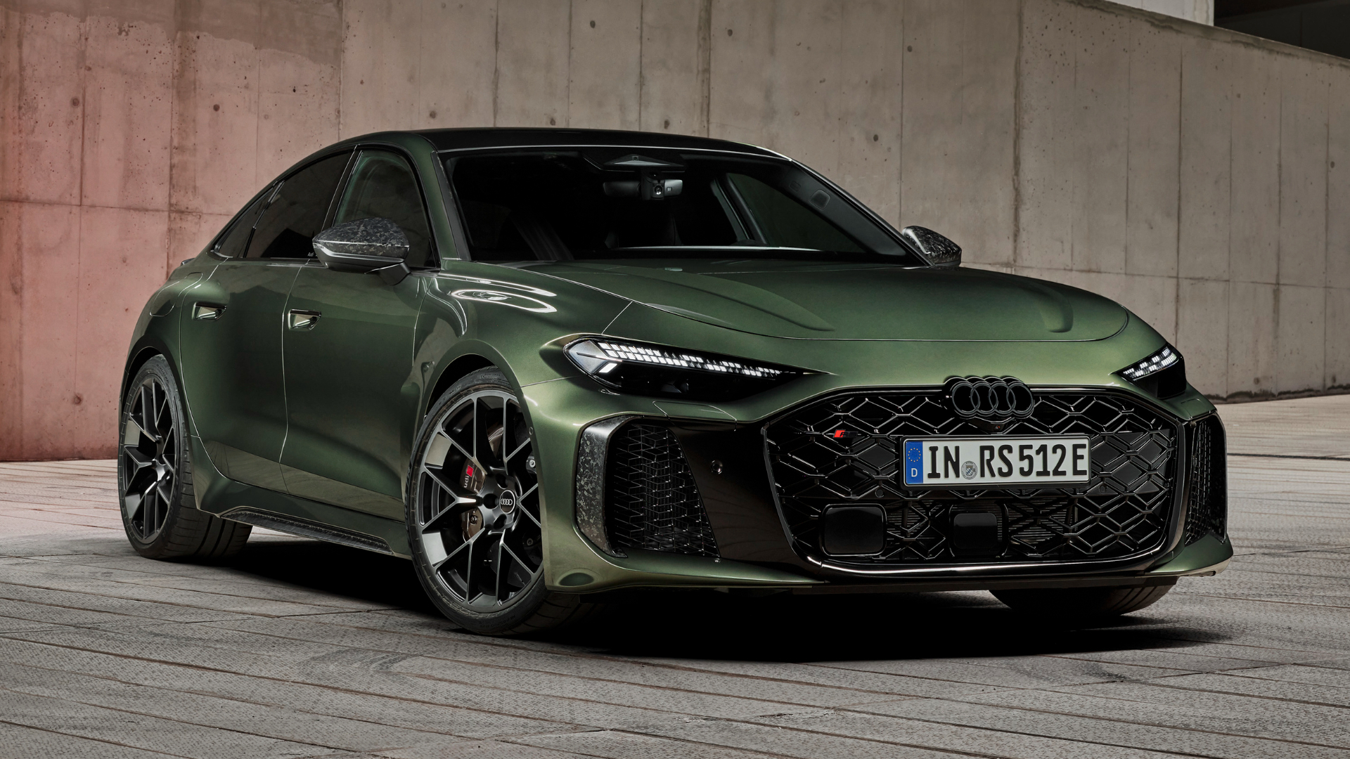 2026 Audi RS5 Saloon front quarter view