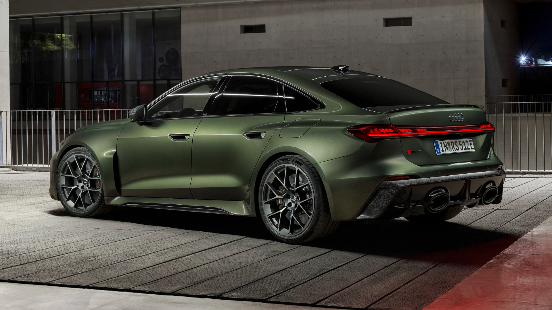 2026 Audi RS5 Saloon rear quarter view