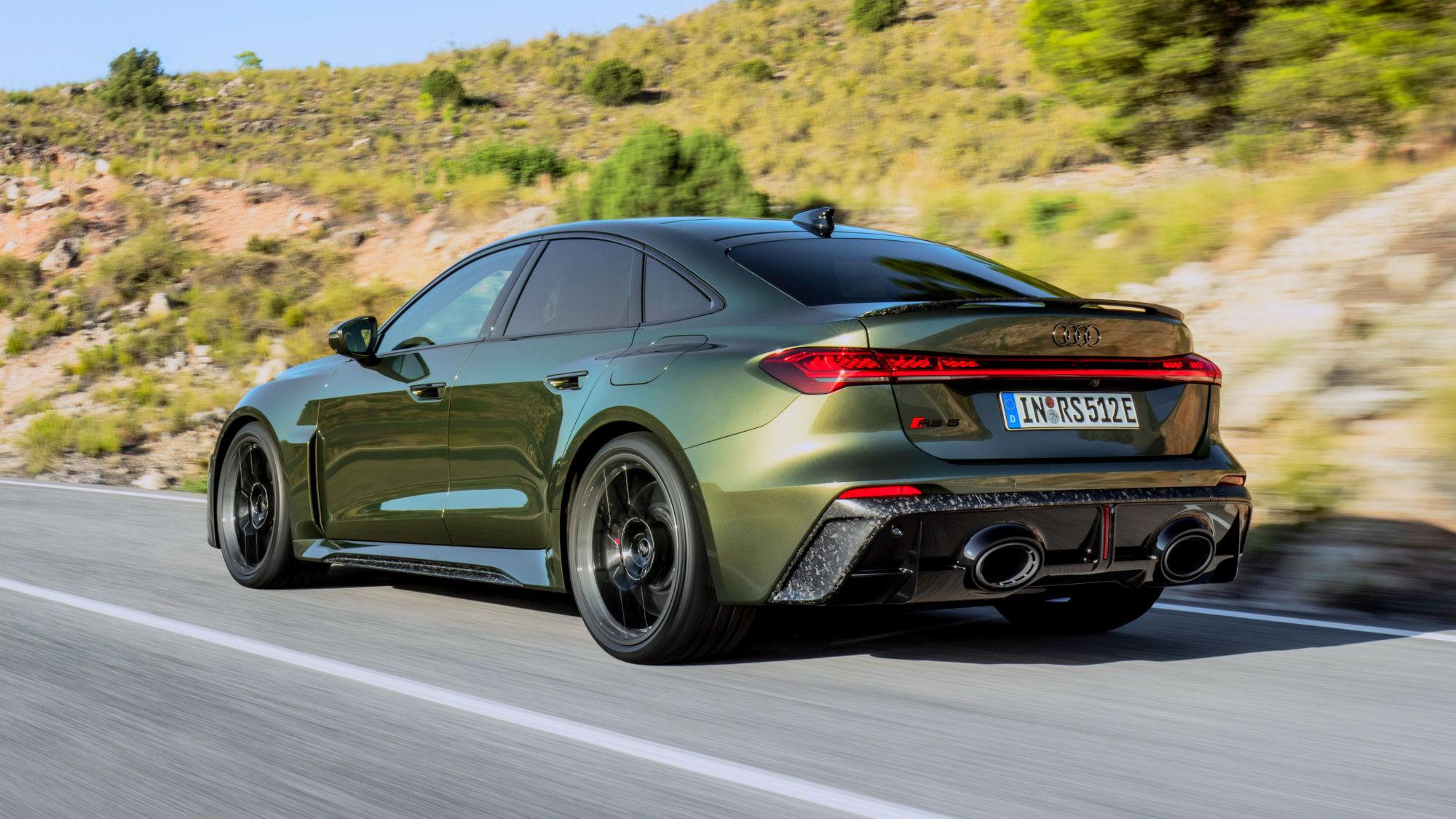 Audi RS 5 Sedan Bedford green metallic