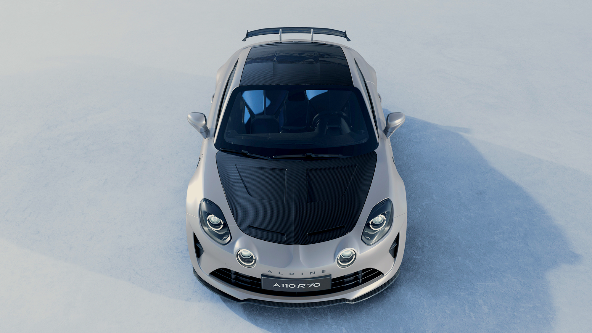 Alpine A110 R 70 2026 Gris Montebello Mat