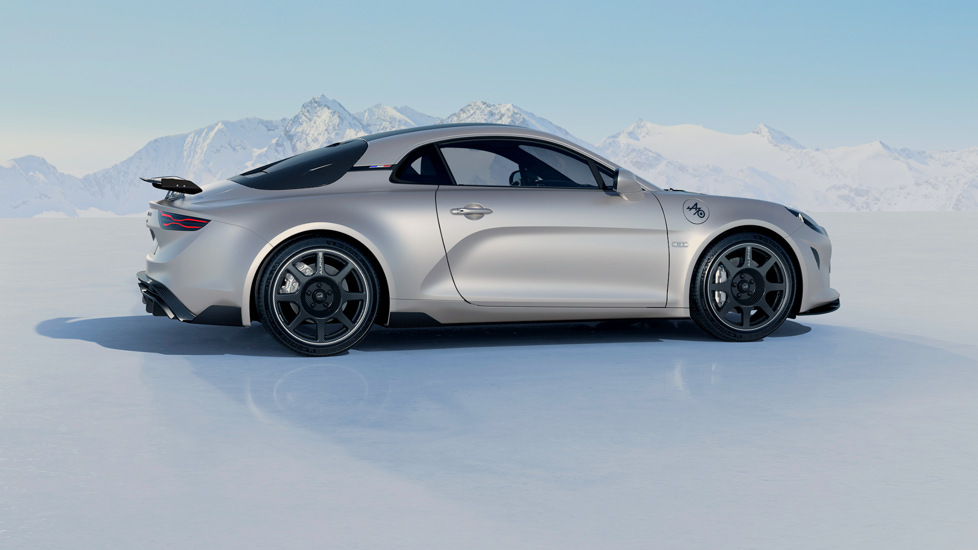 Alpine A110 R 70 2026 Gris Montebello Mat
