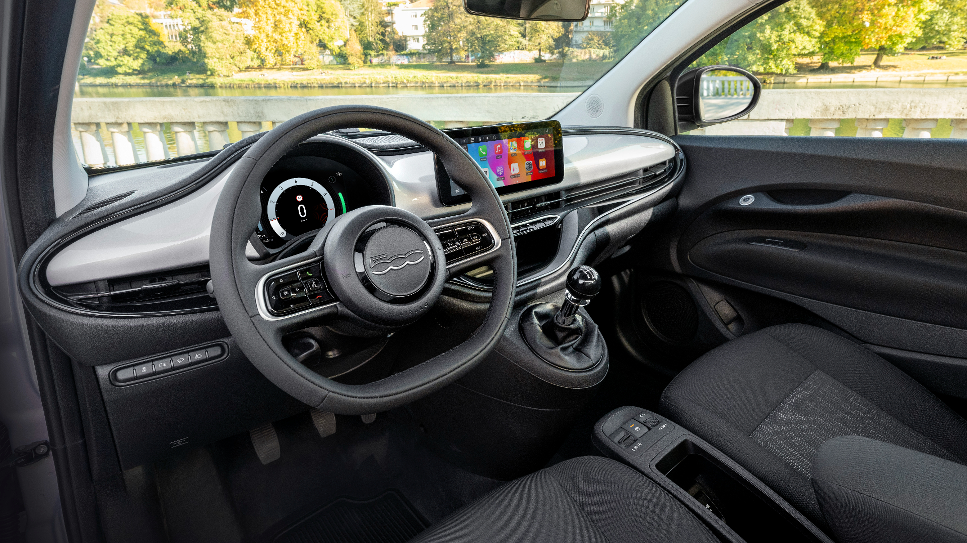 Fiat 500 Cabrio, LHD, dashboard