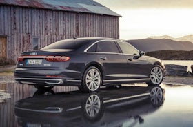 Audi A8 L gris Manhattan