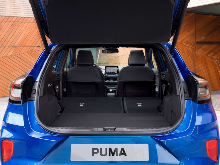 Kofferraumwanne TPE + Netztasche für Ford Puma ST-Line Steilheck  Geländewagen55
